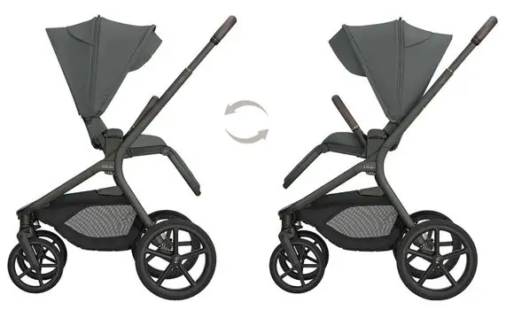 KikkaBoo Goya Platinum Olive 3 in1 - საბავშვო ეტლის კომპლექტი, 7 image