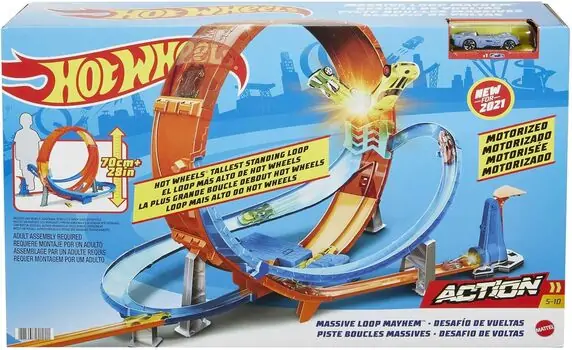 Hot Wheels Giant Looping Crash Track Set - საბავშვო სათამაშო ტრასა, 7 image