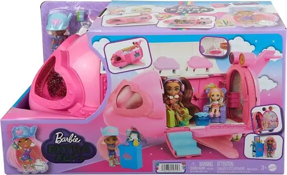 Barbie Extra Fly Jet Playset HPF72 - ბარბის სათამაშო თვითმფრინავის ნაკრები, 2 image