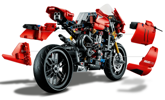 Lego Technic 42107 Ducati Panigale V4 R, 14 image