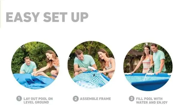 Intex 28200NP Framed Pool ინტექსის კარკასული აუზი, 7 image