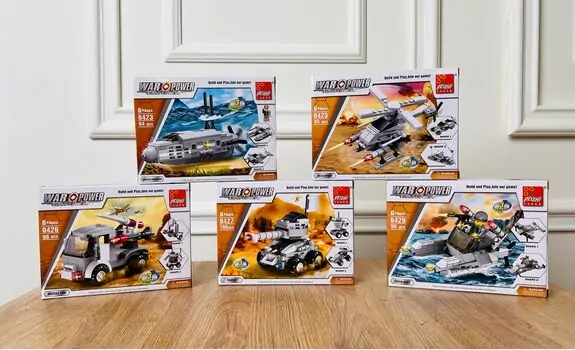 TANKS (PCS0427) PEIZHI War Power-ის საბავშვო კონსტრუქტორი 0430, 4 image