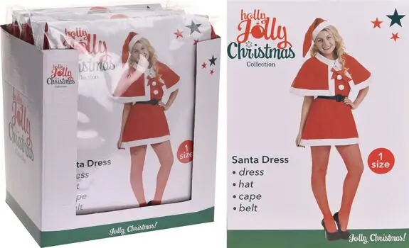 Lady Santa Xmas Suit ქალი სანტას ფორმა