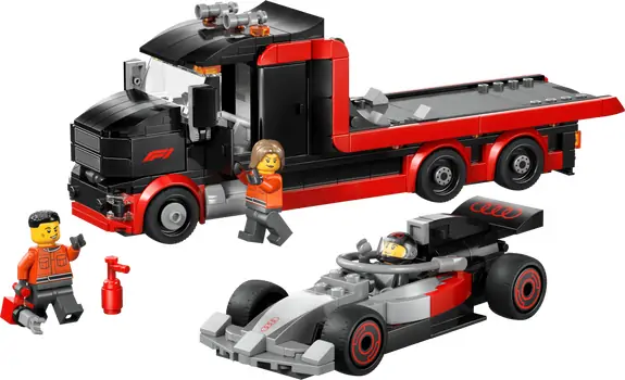 Lego City 60493 F1® Display Truck with Audi F1® Race Car