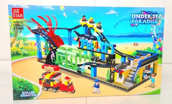 DEEP OCEAN ROLLER COASTER CONSTRUCTOR 37400 კონსტრუქტორი აკვაპარკი, 10 image