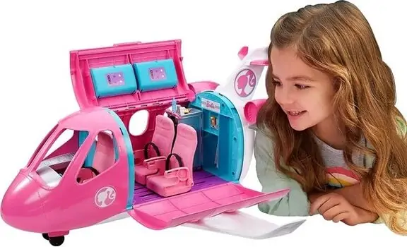 Barbie Dream Plane ბარბის თვითმფრინავი თოჯინებით, 2 image