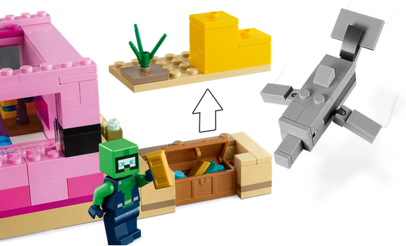 Lego Minecraft 21247 The Axolotl House, 5 image