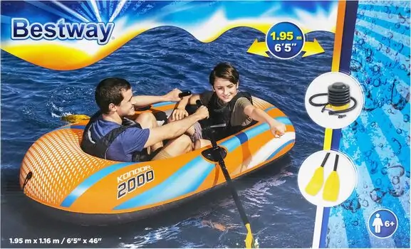 Bestway 61142- Kondor 2000 Raft Set გასაბერი ნავი, 3 image