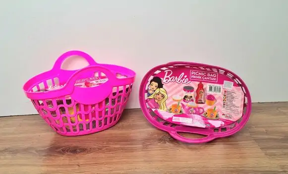Dede 03474 BARBIE PICNIC BAG სათამაშო სამზარეულოს აქსესუარები, 3 image