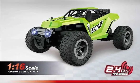 Alloy Racing Off-Road Vehicle Green  - დისტანციურად მართვადი მანქანა