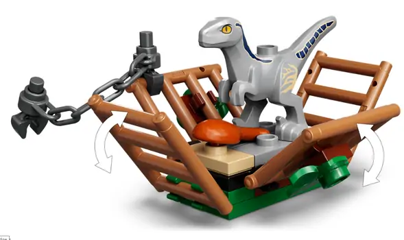 LEGO Jurassic world 76946 Blue & Beta Velociraptor Capture, 8 image