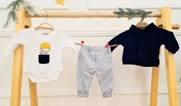 Elephant And Balloon Clothes Set - საბავშვო ტანსაცმლის ნაკრები