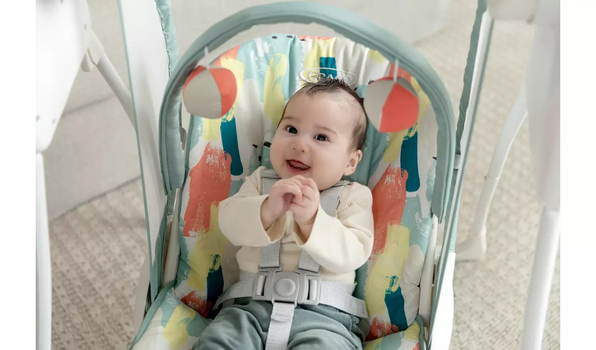 Graco Swing Baby Delight Into The Wild საბავშვო ელექტრო შეზლონგი, 5 image