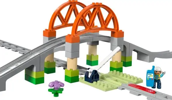 Lego Duplo 10426 Train Bridge and Tracks Expansion Set, 2 image