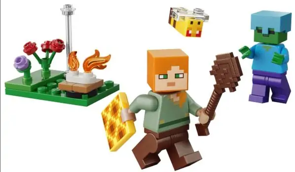 Lego Minecraft 30732 Alex's Campfire Conflict, 2 image