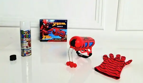 Spider-Man Glove For Kids W23A MARVEL-ის სუპერ გმირი ადამიანი ობობას ხელთათმანი ქსელის გამშვების ფუნქციით, 2 image