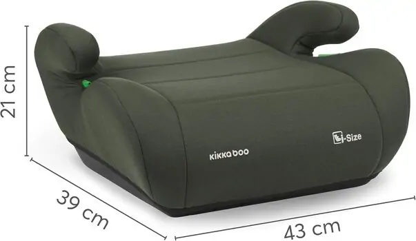 KikkaBoo i-Up i-SIZE Army Green (125-150 cm) - ბუსტერი, 2 image