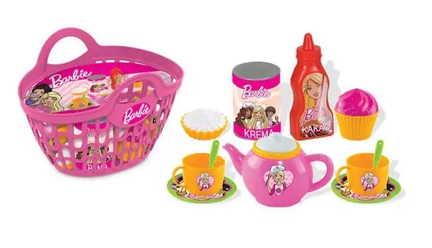 Dede 03474 BARBIE PICNIC BAG სათამაშო სამზარეულოს აქსესუარები
