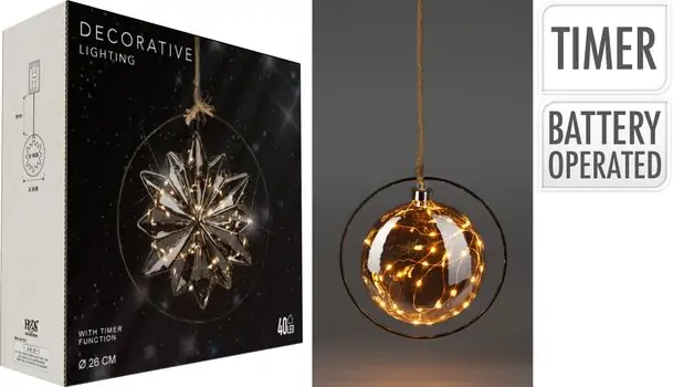 Christmas Ball Flat Hanging Ornament ნაძვის ხის სათამაშოები