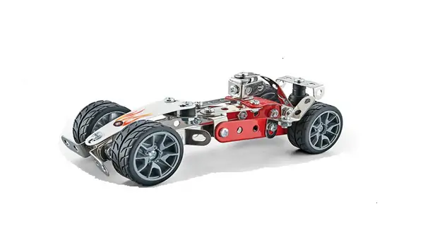 METAL BUILDING BLOCK ASSEMBLY RACING CAR 867-1 სათამაშო კონსტრუქტორი მანქანა