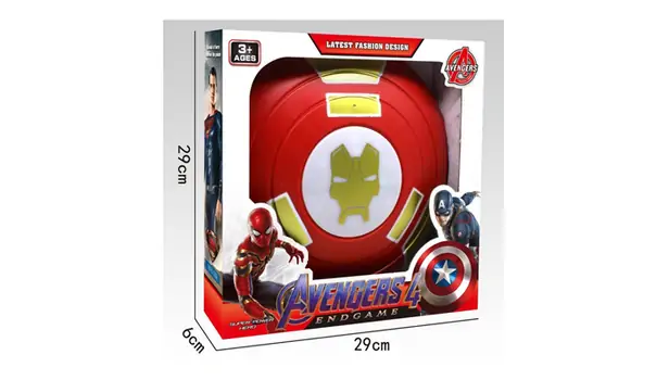 Iron Man Shield Toy For Kids MYX088-A2 MARVEL-ის სუპერგმირის რკინის კაცის ფარი, 3 image