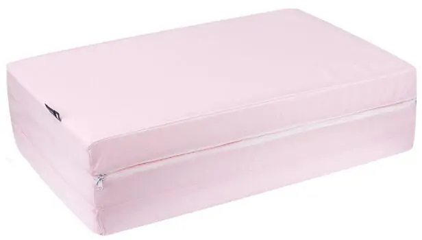 KikkaBoo Foldable mattress 60х120х5cm Dream Big Pink დასაკეცი მატრასი ბამბის ზედაპირით, 3 image