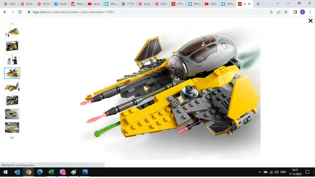 LEGO Star Wars  75281 Anakin's Jedi  Interceptor, 7 image