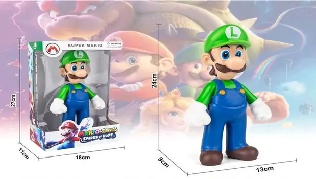 Super Mario Figure Green - სათამაშო მარიოს ფიგურა