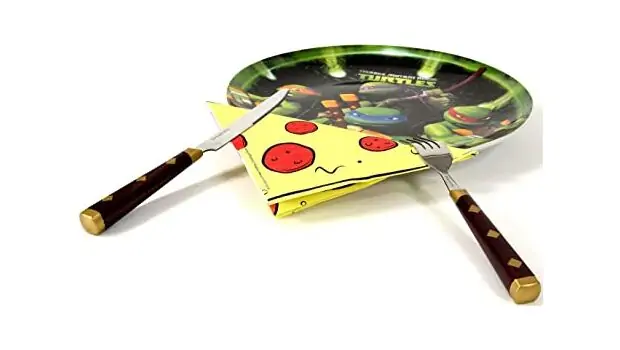 United Labels AG საბავშვო ჭურჭლის ნაკრები Turtle pizzaset 0118489, 2 image