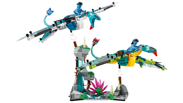 Lego Avatar 75572 Jake & Neytiri’s First Banshee Flight, 7 image
