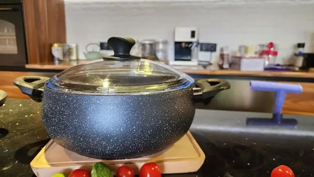 Kitchen Cookware Set Black ქვაბების კომპლექტი, 6 image