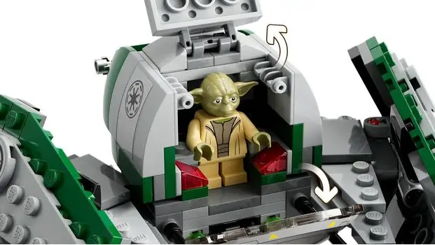 Lego Star Wars 75360 Yoda's Jedi Starfighter™, 5 image