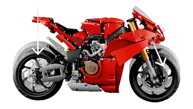 LEGO Technic 42202 Ducati Panigale V4 S Motorcycle, 8 image