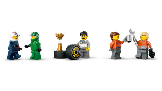 LEGO City 60445 F1® Truck with RB20 & AMR24 F1® Cars, 6 image