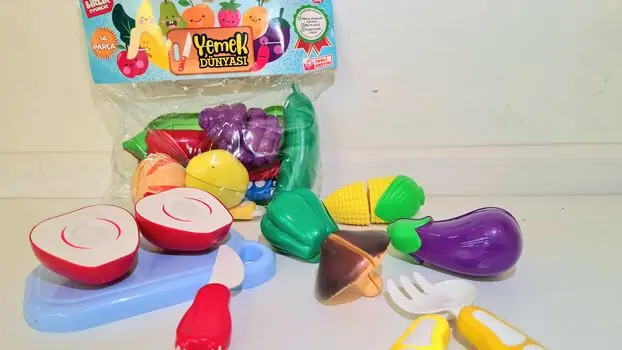 Birlik Toys CUT AND FUN VEGETABLE & FRUITS URT007-2A/B PVC სათამაშო დასაჭრელი ხილი და ბოსტნეული, 3 image