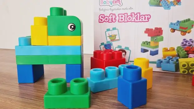 Soft Blocks  40 pcs საბავშვო სათამაშო კონსტრუქტორი, 2 image