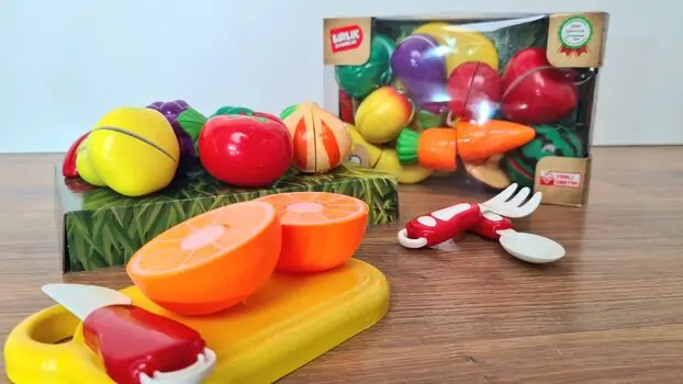 Vegetable and Fruit set 22 pcs სათამაშო ხილის და ბოსტნეულის  კომპლექტი, 3 image
