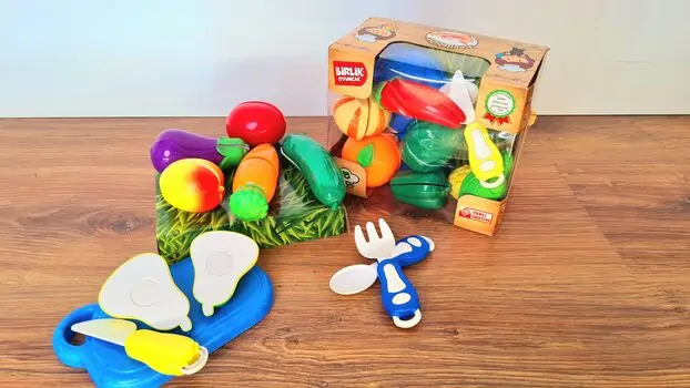 Vegetable and Fruit set 16 pcs სათამაშო ხილის და ბოსტნეულის კომპლექტი, 2 image
