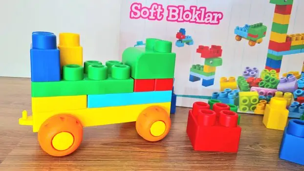 Soft Blocks  60 pcs საბავშვო სათამაშო კონსტრუქტორი, 2 image