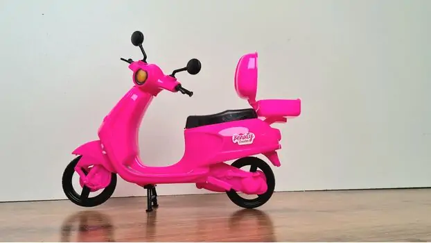 Beauty Motorcycle King Toys-ის თოჯინის სათამაშო  მოპედი, 3 image