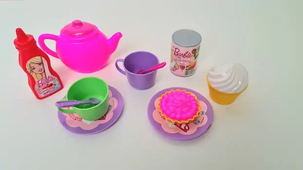 Dede 03474 BARBIE PICNIC BAG სათამაშო სამზარეულოს აქსესუარები, 2 image