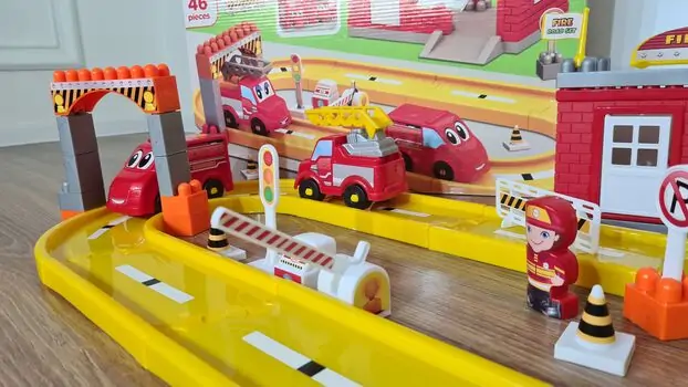 Dede 03323 FIRE ROAD SET 50 PCS სათამაშო ტრასა, 7 image