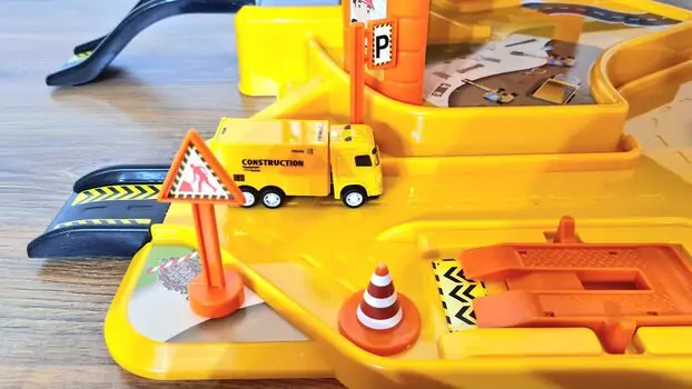 Dede 03338 BUILDING SITE  CONSTRUCTION GARAGE SET სათამაშო ტრასა, 8 image