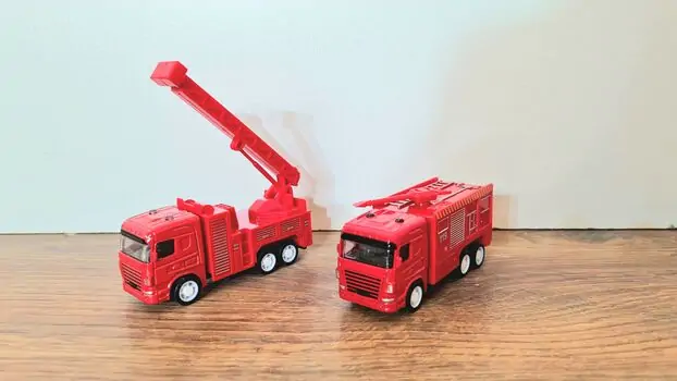 Dede 03343 1 LEVEL FIRE STATION GARAGE SET სათამაშო ტრასა, 3 image