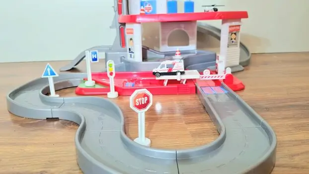 Dede 03347 HOSPITAL GARAGE SET სათამაშო ტრასა, 10 image