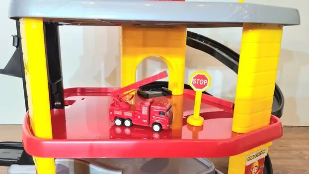 Dede 03345 3 LEVEL FIRE STATION GARAGE SET სათამაშო ტრასა, 6 image