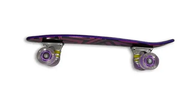 Penny Board Purple With LED Wheels პენიბორდი, 2 image