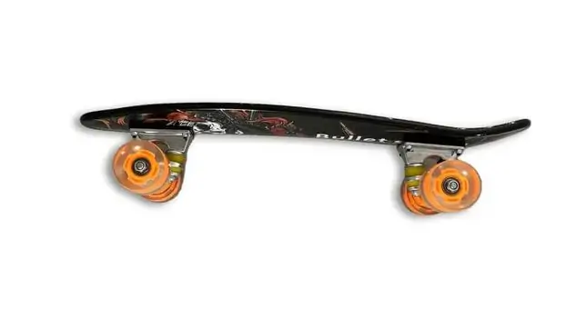 Penny Board Bullet Speed With LED Wheels პენიბორდი, 2 image