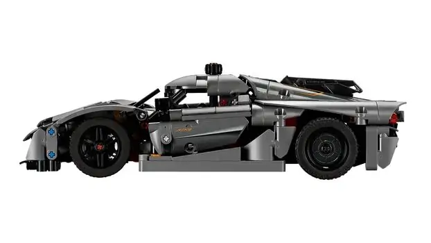 Lego Technic 42173 Koenigsegg Jesko Absolut Grey Hypercar, 3 image