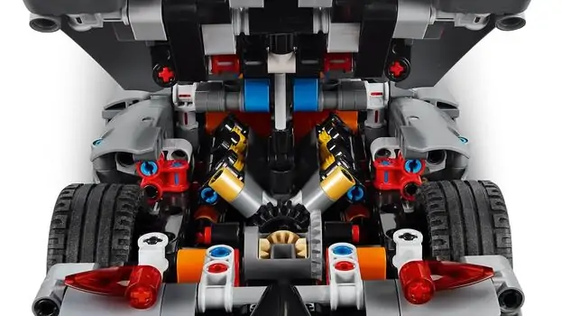 Lego Technic 42173 Koenigsegg Jesko Absolut Grey Hypercar, 8 image